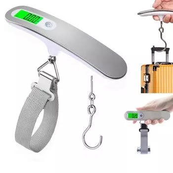 Багаж дорожный портативный цифровой дорожный багаж электронный двойного назначения с крючком весы до 50 кг весы, весы, удобный, легкий, весы, весы,
