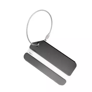 Багажная бирка Чемодан Этикетка Держатель адреса Разноцветный Легкий Долговечный Изысканный Пропуск Дорожные Аксессуары фиолетовый