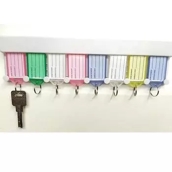 Багажная бирка для мужчин, классификация, конфетный цвет, 1 шт./5 шт., офисный пластиковый брелок для ключей для отелей, маркировка, номер, уникальный 1PC зелёный