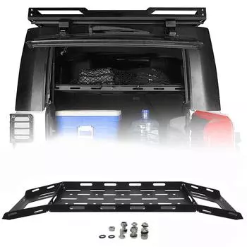 Багажная полка для багажника автомобиля, багажник для Jeep Wrangler JK 2011-2017, 4 двери, задние багажники, аксессуары чёрный