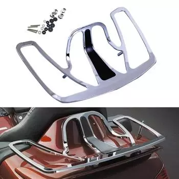 Багажная полка хромированная алюминиевая для мотоцикла Honda Goldwing GL1800 GL 1800 2002 2003 2004 2005 2006 2007 2008 2001-2017