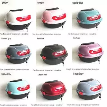 Багажник электромобиля национального стандарта: Yadi Emma Tail Knife Battery Scooter Turtle Средний ящик для хранения Medium