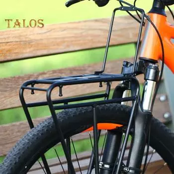 Багажник для велосипеда, передняя вилка, багажник для багажа, прочная стальная универсальная багажник для горного шоссейного велосипеда, аксессуары для велосипеда A