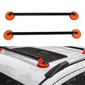 Багажник на крышу автомобиля, стальные трубки, легко устанавливается, багажник на крышу автомобиля, присоска, 36,22 дюйма для транспортных средств