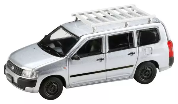 Багажник на крышу Toyota Probox Custom, серебристый металлик, 1/64, версия/с