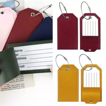 Багажные бирки из алюминиевого сплава, простая идентификация, яркие цвета, уникальные узоры для чемоданов, дорожные аксессуары темно-синий