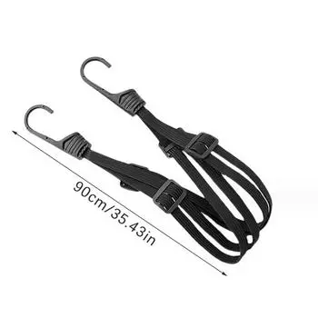Багажные ремни для мотоциклетного шлема Крючки для аксессуаров для мотоцикла Ремни для шлема Выдвижной трос для шлема Фиксированный ремень для ремня 90cm