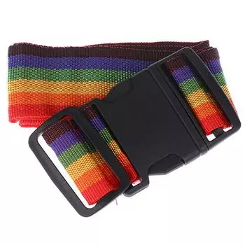 Багажный ремень, перекрестный ремень, упаковка, 180 см, регулируемая дорожная пряжка, багажные ремни разноцветный