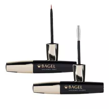 Bagel Eyelash Nutrient Tonic Essence 2-Piece Set Сыворотка для ресниц, 18 мл, 1 шт.