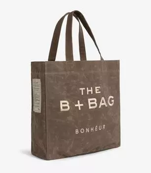 BAGLOVeeE Женская сумка-тоут из вощеной парусины специального дизайна с шоколадным солодом