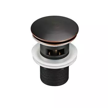 Bagnolux матовый черный золотой край сливной элемент для ванной комнаты круглый выдвижной коррозионно-стойкий легкоочищаемый сливной элемент