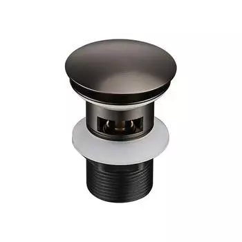 Bagnolux матовый круглый серебристый и золотой край слив для раковины приспособление для слива раковины для ванной комнаты прочный всплывающий слив для раковины