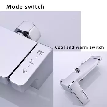 BagnoLux настенный латунный полированный хромированный трехрежимный регулирующий клапан для душа с держателем для шланга для ванной комнаты