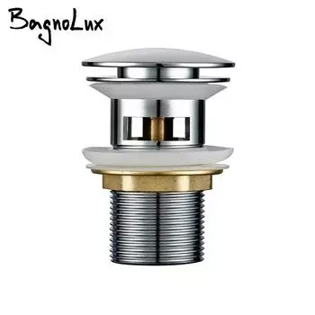 Bagnolux пробка для слива раковины в ванной комнате, слив без перелива или с переливом для раковины, туалетного столика Other