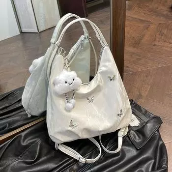 Bags Women s Large Capacity Backpack 2025 Fashion Butterfly Underarm Bag Shoulder Bag Versatile Tote Bag