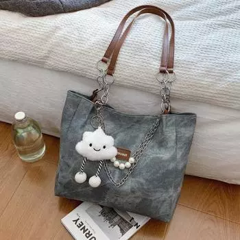 Bags Women s large-capacity shoulder bags 2025 new autumn and winter students class fashion underarm tote bag portable