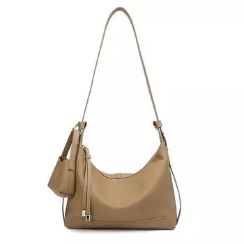 Bags Women s Leather One-shoulder Cross-body Crescent Bag, Large-capacity Commuter Dumpling Bag, Portable Underarm Bag