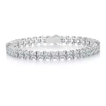 Bague Ringen S925 Серебряный браслет из муассанита, модный хит продаж, браслет с восходящей звездой, аксессуары Nude Cargo белый