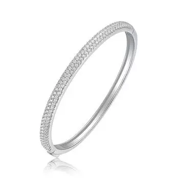 Bague Ringen S925 Серебряный браслет-монолог Муассанит Новый женский браслет Nude Cargo алмаз
