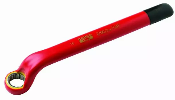 BAHCO Insulated Offset Ring Spanner 1000V Insulation Specification Offset Single Mouth Glasses 17mm 2MV-17