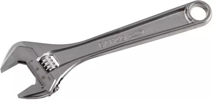 BAHCO Monkey Wrench Plated 8074C серебряный