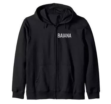 Baiana Bahia Brazil zip hoodie