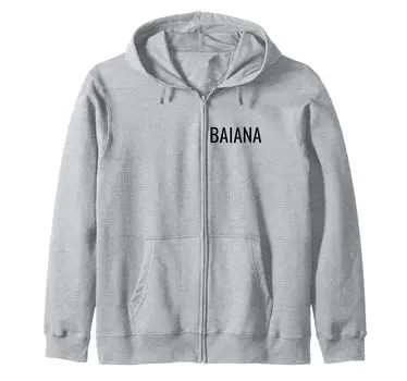 Baiana Bahia Brazil zip hoodie