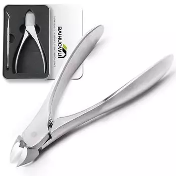 BAIHUOWU Nail Nipper Foot Nail Stainless Extra Large Toenail Suitable for Thick Deformed Hard Ingrown Suitable for nails that are normally difficult
