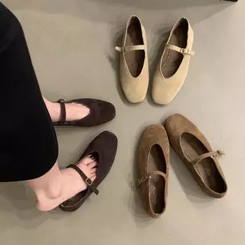 Bailamos Новые женские балетки с круглым носком, слипоны, женские повседневные балетки из мягкой кожи, элегантные туфли, размер Mujer 35 коричневый