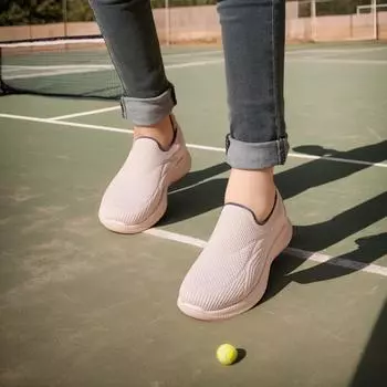 BAIRUILUN Slip On женские кроссовки легкие женские туфли вязание 36 розовый