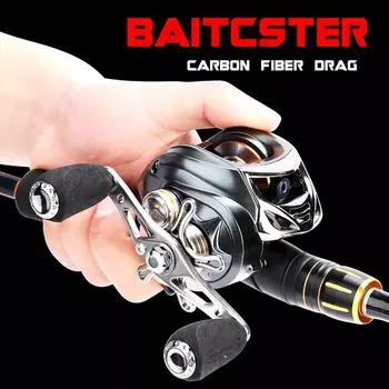 Baitcasting Fishingr Катушки 11+1 подшипники Левая и правая Карбоновые катушки Baitcasetr Left Hand