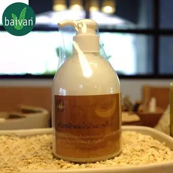 Baivan Natural кокосовое масло и масло рисовых отрубей для дополнительного ухода за волосами 300 мл - тайский 300 ml