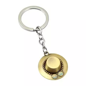 BAIYAN One Piece Ace Straw Keychain ONE PIECE