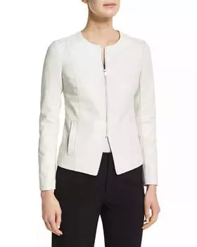 Байкерская куртка из натуральной мягкой кожи для женщин белого цвета, 100% натуральная овчина, мотоцикл XS белый