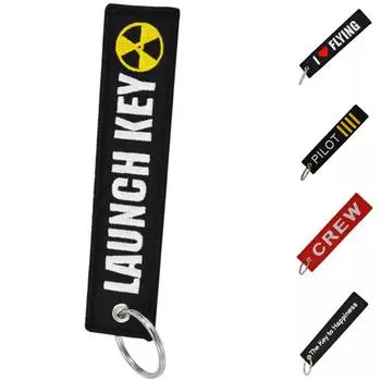 Байкерский мотоцикл с буквенной вышивкой тканевый ремень держатель для ключей кольцо брелок 1#