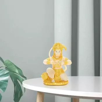 BajranjBali Hanuman Sculpture Figurine Hindu God Statue Tabletop Bookcase