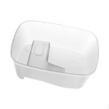 Бак для купания черепах с пандусом для купания, универсальный ящик для разведения живых черепах-крабов S White