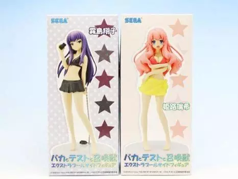 Baka to Test to Summonju Extra Poolside Figure EX Sega (2 types full set + poster bonus included)