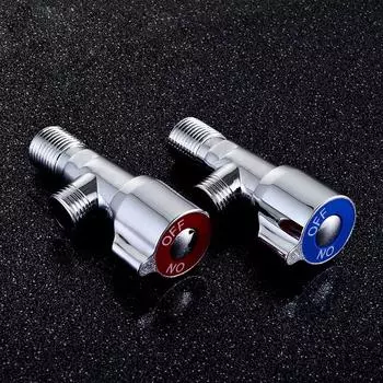 BAKALA хромированный латунный треугольный клапан медный толстый угловой клапан клапан горячей или холодной воды переключатель клапан расширение символ