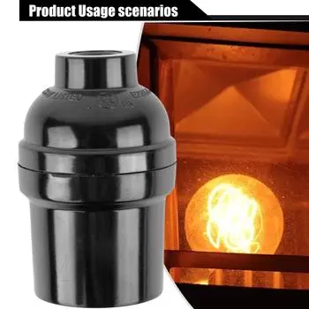 Бакелитовый патрон для лампы в промышленном стиле для винтажных ламп Эдисона с цоколем E27