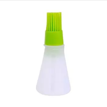 Baking oil brush Silicone Oil Bottle Barbecue Brush with Scale Sauce Butter Brush Kitchen basting brushes cooking accessory