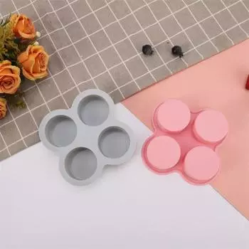Baking Silicone Mousse Cake Silicone Mold Cylindrical 4 Molds Dessert Food Mold Baking Tools silicone molds for baking cake mold