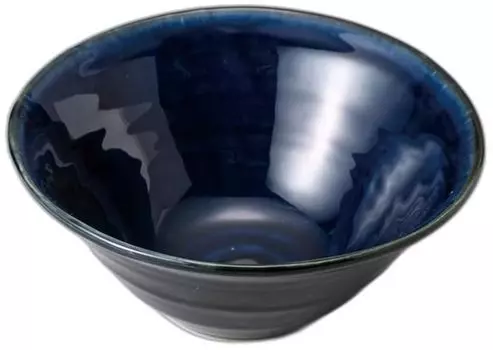 Баклажан Темно-синий Салатник Большой x x Средний Набор мисок Setomonohonpo [14.8 14.8 6см]