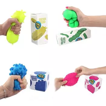 Бактерии Вирусы Дети Взрослые Антистрессовые Средство Для Аутизма Настроение Сжатие Расслабляющие Игрушки PM2.5