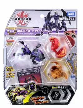 Bakugan Baku018 Battle Entry Set Dark Mantonoid DX Deck