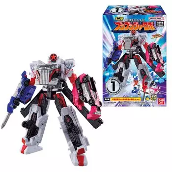 Bakujo Sentai Bun Bunger Minipla Bakujo Combination Series 01 Bun Bun Jar Robo of 6 types Candy toy sold in a box of 12 pieces [Set (full complete)]