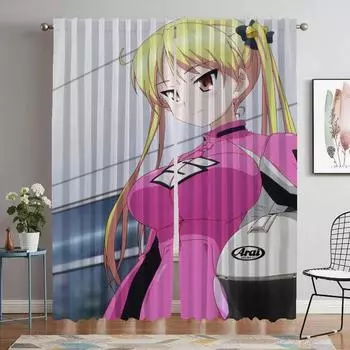 Bakuon Modern Living Room Curtains 2 Pieces Home Interior Curtains for Camera Tulle for Bedroom Shades Halloween Decoration W50xH70cmx2pcs-CL