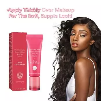 Бальзам для блеска губ: Увлажнение, блеск, легкость, увлажнение и тонирование с маслом ши One Size