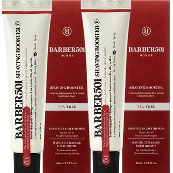 Бальзам для бритья Barber 501 Shaving Booster, красный, 66 мл, 2 шт.