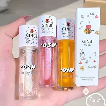 Бальзам для губ, бальзам для губ «Пчела» Бальзам для губ для восстановления губ Предотвращает сухость, трещины и струпья Уход за губами 01